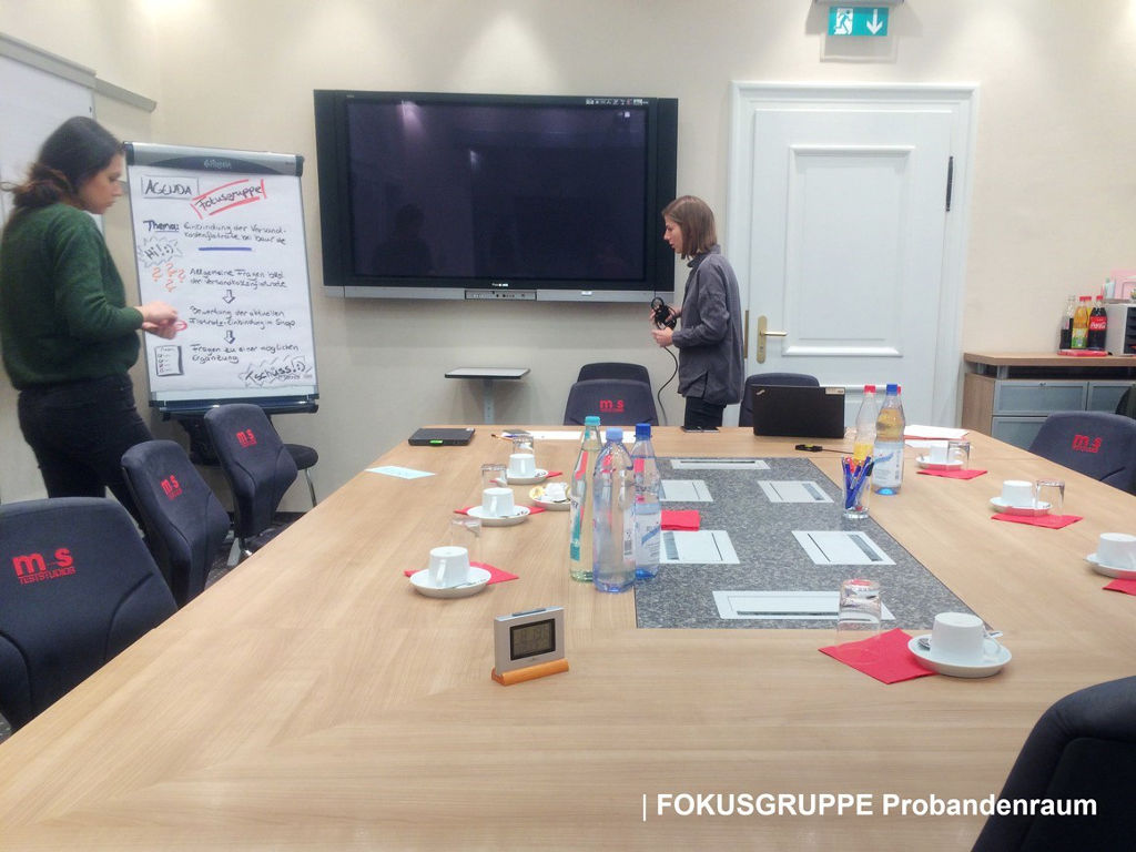 Fokusgruppe Probandenraum
