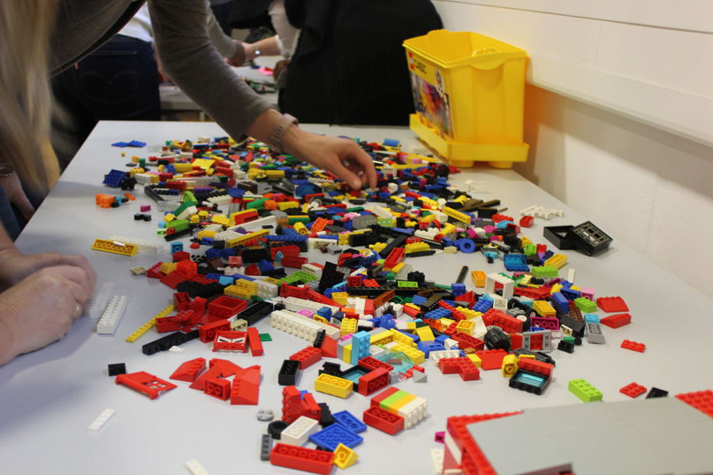 Bau der Lego-Stadt