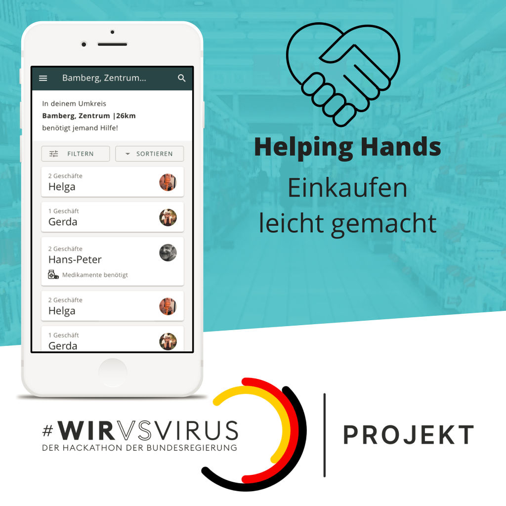 #WirVsVirus-Hackathon– Helping Hands