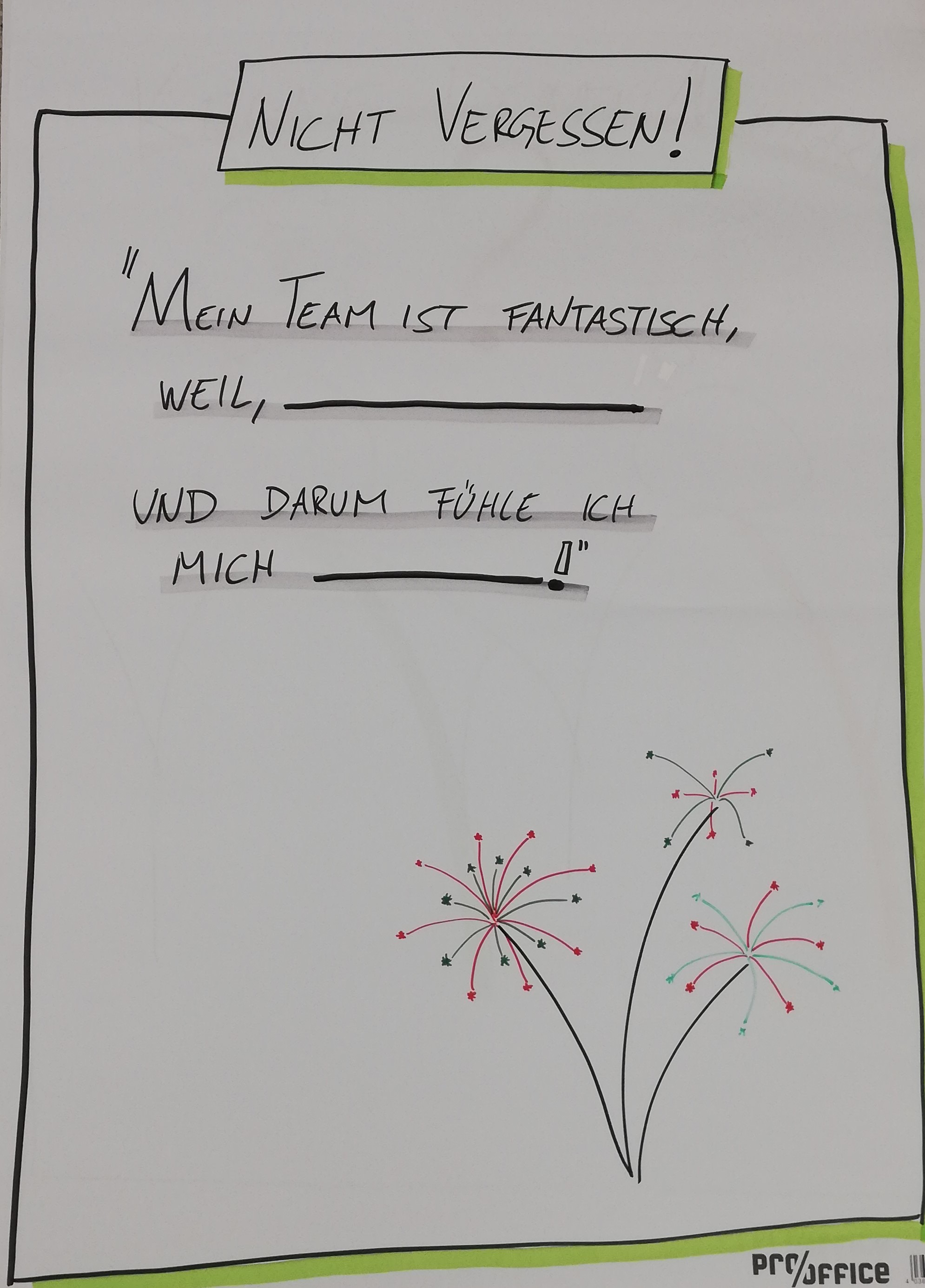 Mein Team ist großartig