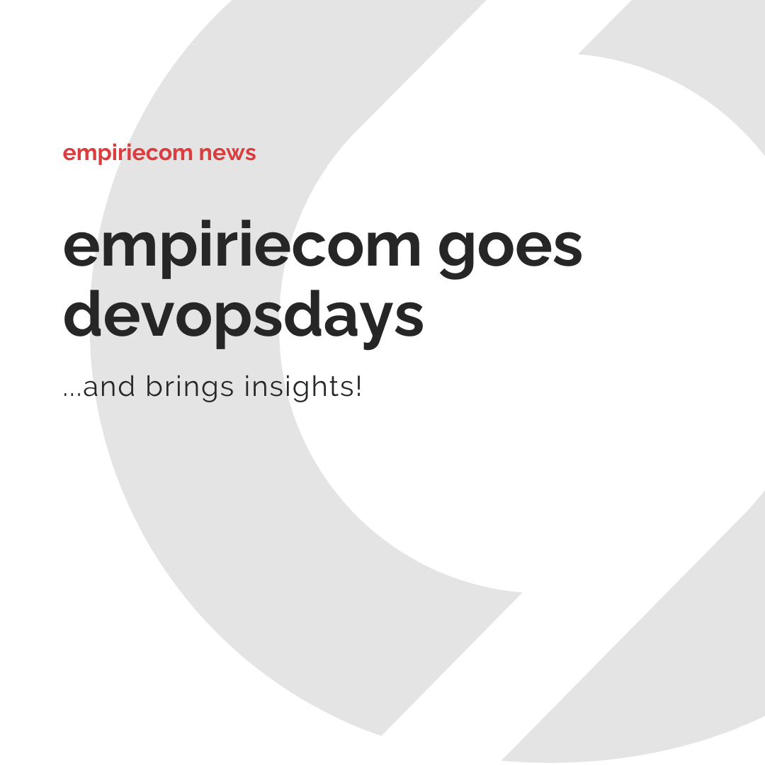 empiriecom bei den devopsdays in Berlin!